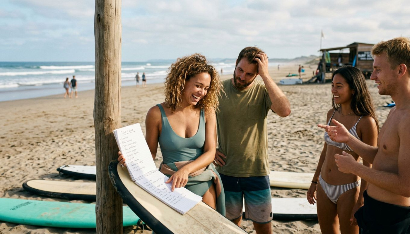 Réserver son premier cours de surf : erreurs à éviter